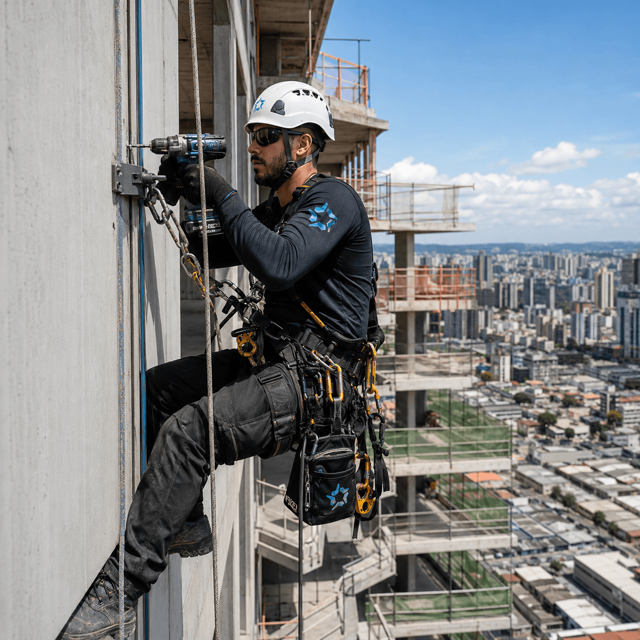 Alpinismo Industrial na Construção Civil